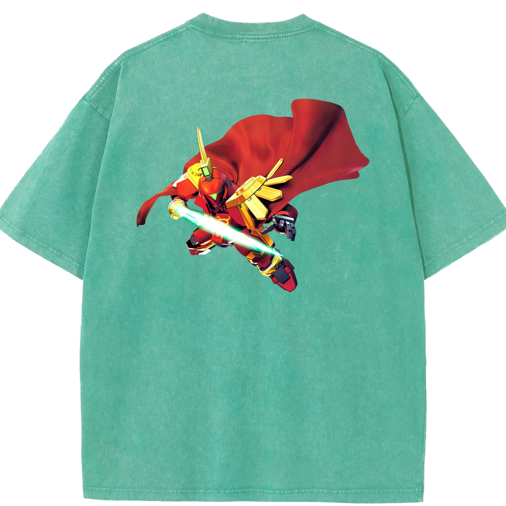 （画像用） 機動戦士ガンダム Mobile Suit Gundam 綿100% ヴィンテージ風 半袖Tシャツ（背面プリント）